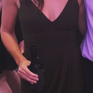 Shona Joy Draped Cocktail Dress